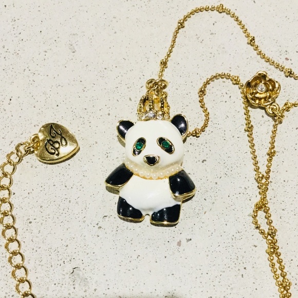 Betsey Johnson Jewelry - {Betsey Johnson}  🐼 Panda Necklace